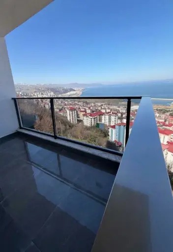 Trabzon lüks villa ve apartman projeleri balkon teras hatları için emniyetli modern cam korkuluk sistemi modelleri