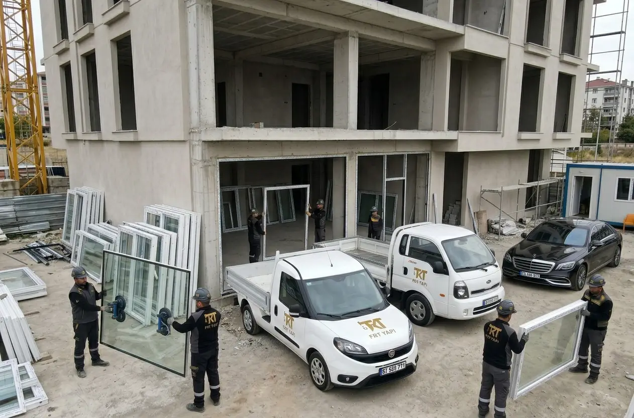 FRT YAPI insaat alani proje uygulama calismalari şantiyesi