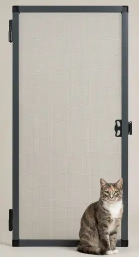 Trabzon evcil hayvan güvenliği için dayanıklı çelik telli kedi sinekliği